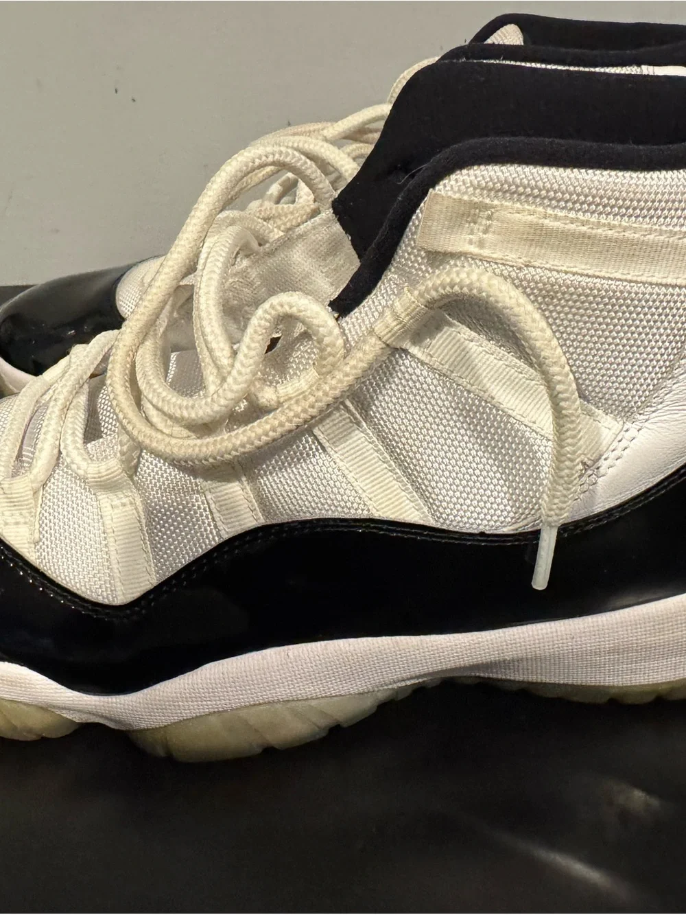 Jordan Men’s Black and White Retro Sneakers
